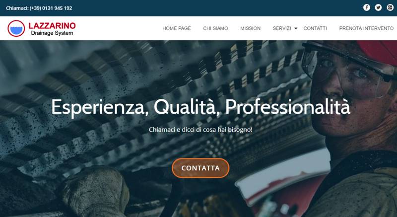 Nuovo sito web Lazzarino Drainage System s.a.s.